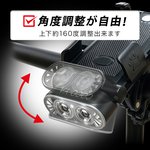 角度調整が自由!　タテヨコ180度に調整できます